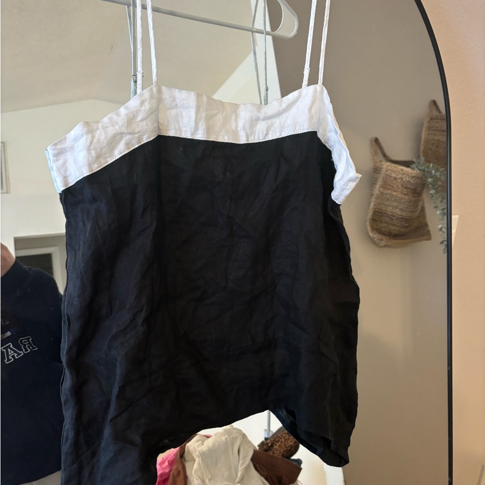 Black and White Women's Top